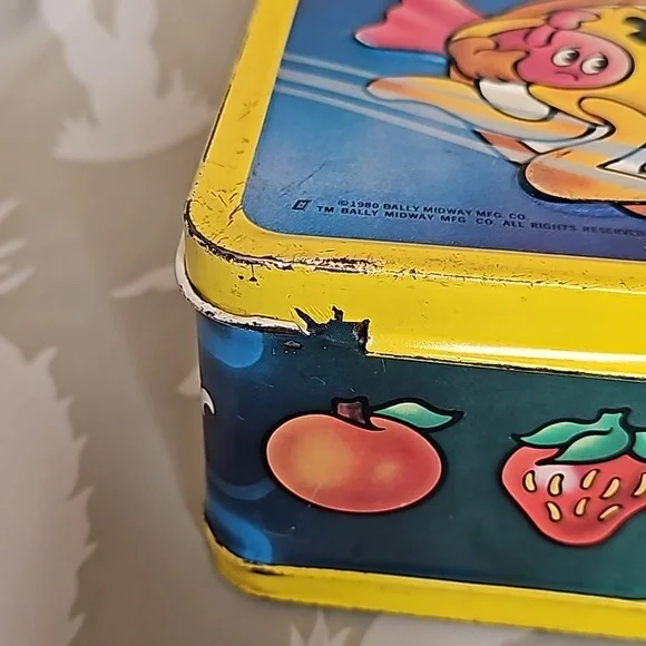 Vintage Aladdin 1980 PAC-MAN Video Game Metal Lunchbox - Picture 11 of 11